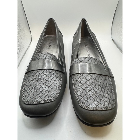 Ann Klein iflex VITTORIO LOAFER; Gray; Size 9.5 never worn - Picture 1 of 5